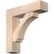 Ekena Millwork Imperial Block Smooth Bracket w/ Offset Brace, Douglas Fir, 7 1/2"W x 28"D x 28"H BKT0806X28X28IMP05SDF - alternate 1